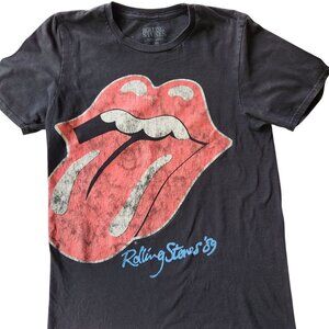 The Rolling Stones 1989 Vintage T-Shirt Over Size Tongue Logo Size XS